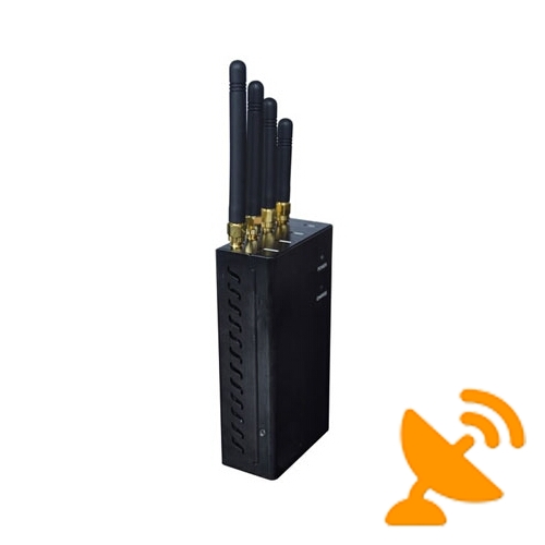 2W 4 Band Wifi + Cell Phone Signal Jammer 20 Meters - Click Image to Close