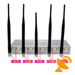 High Power Cell Phone Jammer with Remote Control