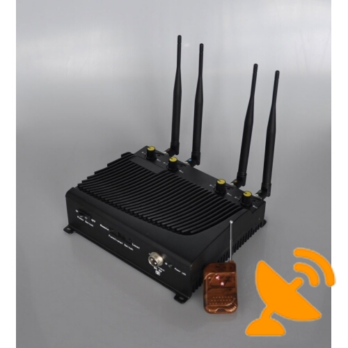 Remote Control Cell Phone Jammer & Wifi Jammer 40 Meters - Click Image to Close