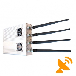 Adjustable 4W High Power Cell Phone + GPS Jammer