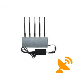 CDMA GSM DCS PCS 3G Cell Phone Signal Jammer Blocker - 20 Meters