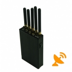 5 Antenna Handheld GPS Cell Phone Wifi Jammer