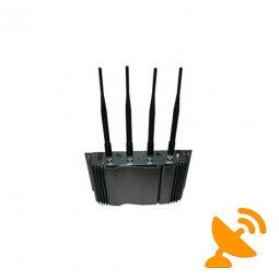 8W Mobile Phone Jammer Blocker - 40 Meters Range