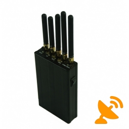 5 Antenna Hand held Wifi + GPS + WCDMA TD-SCDMA Cell Phone Jammer