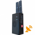 Portable GPS + 3G GSM CDMA PCS Cell Phone Jammer 1.2W