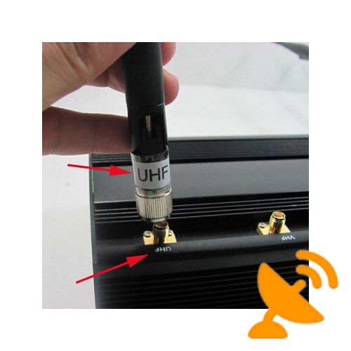 Wifi + UHF + VHF + 3G Cell Phone Jamming Device - Click Image to Close