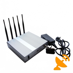 12W Wifi & Cell Phone Jammer with Remote Control