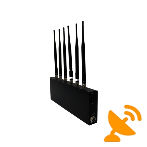 6 Antennas Wifi + 3G Cell Phone Signal Jammer - Click Image to Close