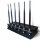 Adjustable 15W 3G/4G High Power Cell phone Jammer with 6 Powerful Antenna