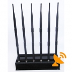 Multifunctional Cellular Jammer Blocker for CellPhone + GPS + Wifi + VHF + UHF Signal