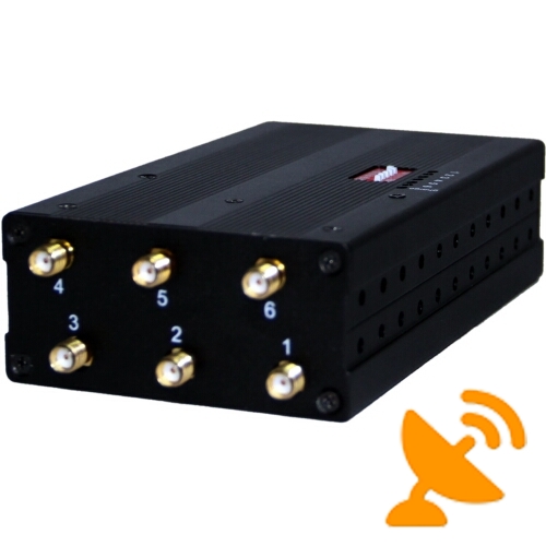 6 Antennas Multifunction GPS + 2.4G + Audio + Cell Phone + Wireless Video Jammer - Click Image to Close