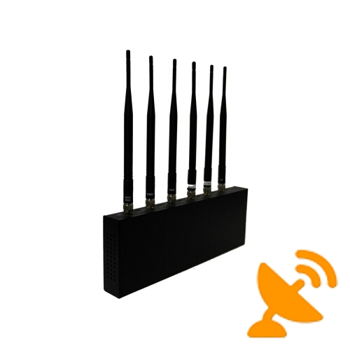 6 Antennas Wifi + 3G GSM Cell Phone Jammer - Click Image to Close