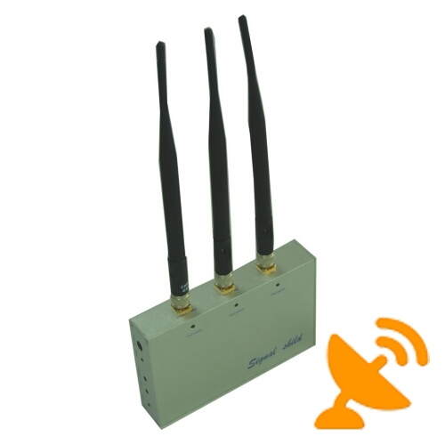 4W Remote Control GSM CDMA 3G Cell Phone Signal Jammer - Click Image to Close