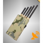 Handheld Cell Phone GPS Wifi Signal Jammer 10 Meters