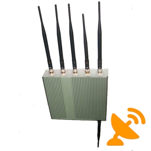6 Antennas GPS + Wifi + Cell Phone Jammer - Click Image to Close