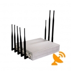 12W 8 Antenna Cell Phone & GPS + Wifi & VHF UHF Jammer Blocker