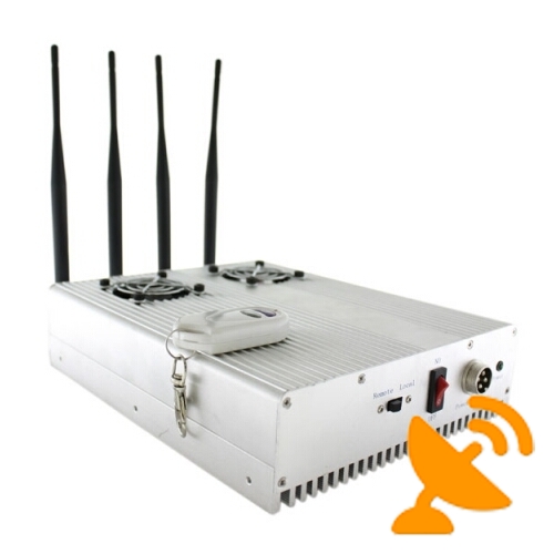 Adjustable 4W High Power Cell Phone + GPS Jammer - Click Image to Close