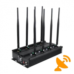 Ultimate 8-Band Mobile Phone, WiFi Bluetooth, UHF, VHF, GPS, LoJack Signal Jammer Terminator