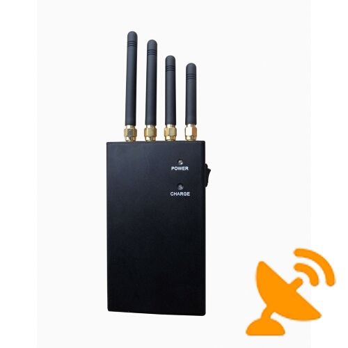 Portable 3G 2110MHZ - 2170MHZ 4G Wimax 2345 MHZ-2400 MHZ Cell Phone Jammer 2W - Click Image to Close