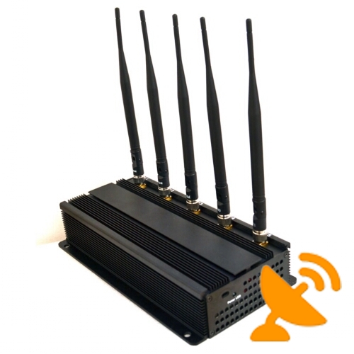 High Power Wall Mounted Cell Phone and Wifi Jammer - Click Image to Close