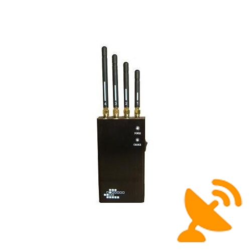 5 Band Handheld Wifi + Cell Phone + Bluetooth Jammer - Click Image to Close