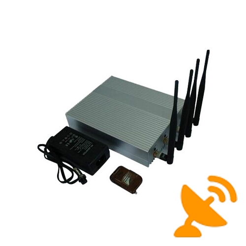 Desktop 3g Cellphone Jammer with Remote 11W - Click Image to Close