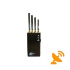 5 Band Hand held Wifi + 2.4G + Cell Phone Jammer 2 W