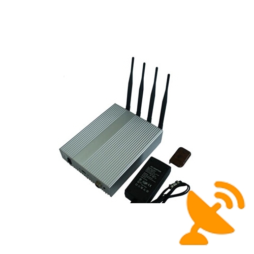 10W CellPhone Jammer - GSM CDMA DCS 3G Signal 40 Meters - Click Image to Close
