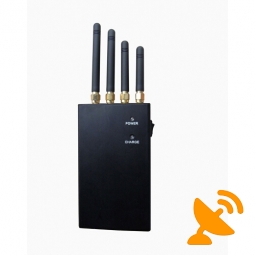 4W Portable Cell Phone GPS Signal Jammer Blocker - 20 Meters