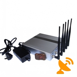 5 Band 3G Cell Phone Jammer with Remote Control