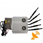 High Power 25W Cellular Phone + Wifi Jammer 60 Meters