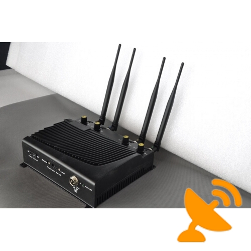 Remote Control Cellular Phone Jammer + Wifi 2.4G Jammer 40 Meters - Click Image to Close