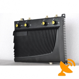 Mobile Phone + GPS Jammer with Remote Control Adjustable Wall Mounted