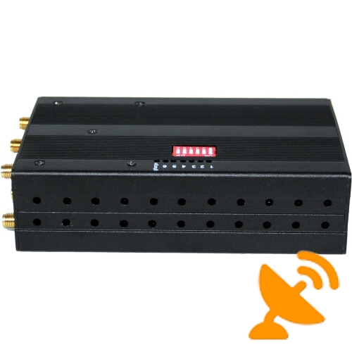 6 Antennas Multifunction GPS + 2.4G + Audio + Cell Phone + Wireless Video Jammer - Click Image to Close