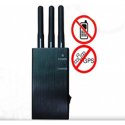 Portable 5 Band CDMA Cell Phone Jammer + Wireless Video Blocker