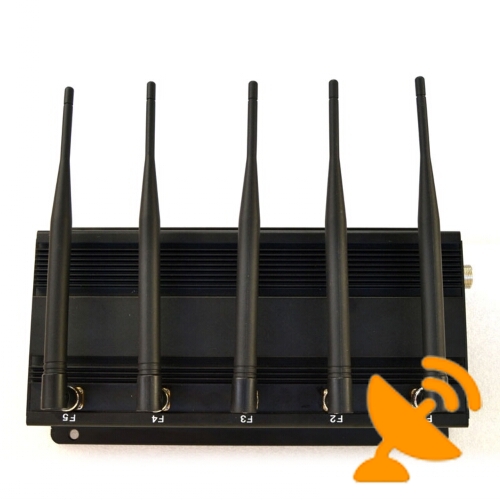 Wall Mounted High Power Mobile Phone + Wifi Jammer 11W - Click Image to Close