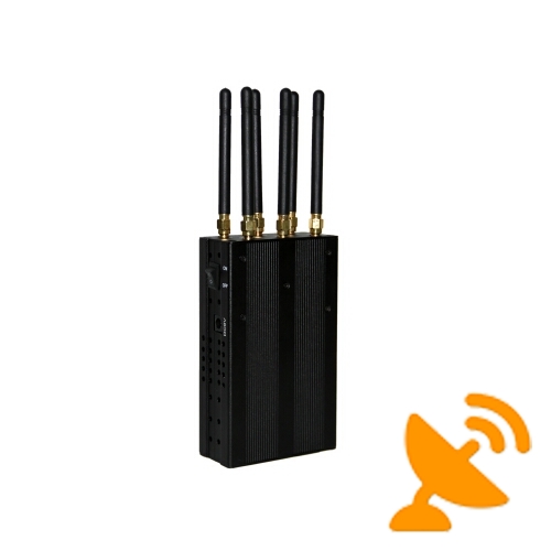 6 Antennas Handheld 3G 4G Cell Phone Jammer - Click Image to Close