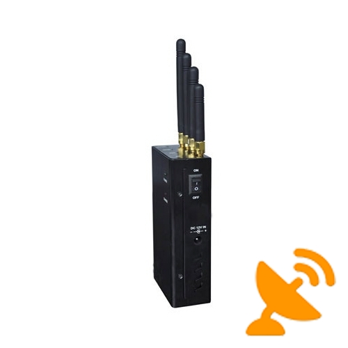 4W Portable Cell Phone GPS Signal Jammer Blocker - 20 Meters - Click Image to Close