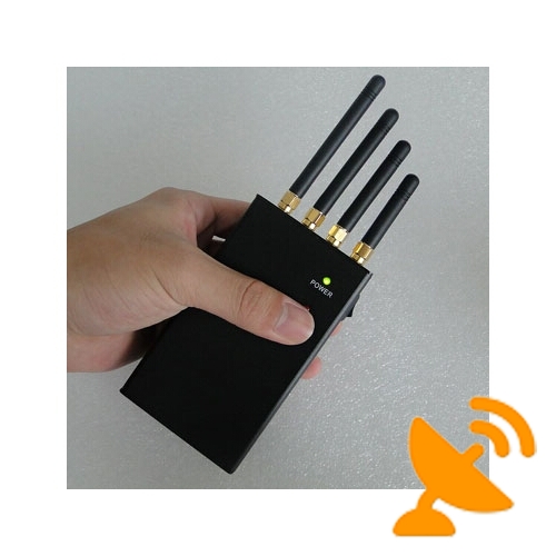 High Power 3W Portable Mobile Phone + Wifi Signal Jammer - Click Image to Close