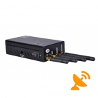 Portable 3G GSM900 GSM1800 Cell Phone + Wifi Jammer with Cooling Fan