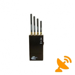 5 Band Handheld Cell Phone + Wireless Video Jammer 2 W