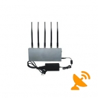 CDMA GSM DCS PCS 3G Cell Phone Signal Jammer Blocker - 20 Meters