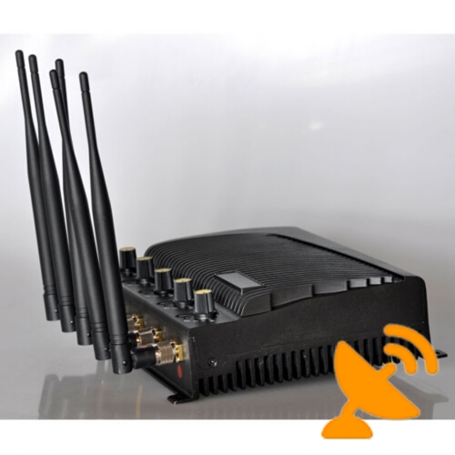 Wall Mounted Adjustable Wifi & GPS & Cell Phone Jammer - EU Version - Click Image to Close
