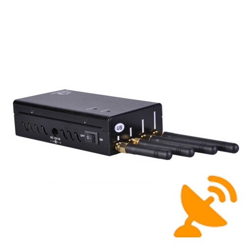 Portable Cell Phone + Wifi Jammer with Cooling Fan - Click Image to Close