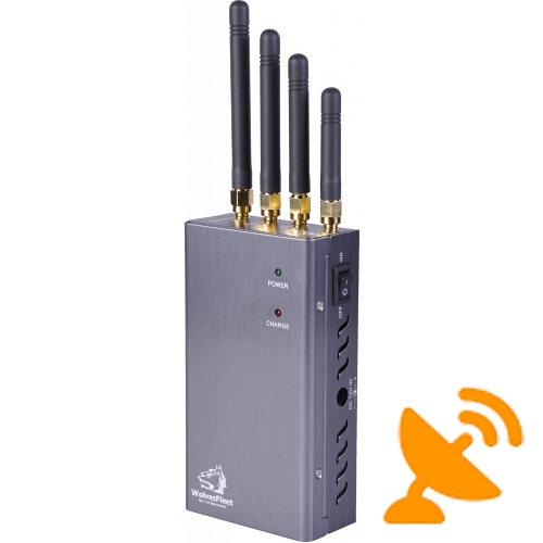 Portable Mobile Phone Signal Blocker - GSM CDMA DCS PHS 3G Cell Phone Signal Jammer 20 Meters - Click Image to Close