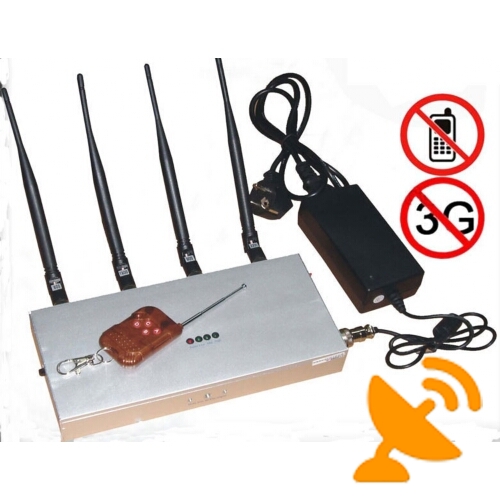 Remote Control 3G Cell Phone Signal Jammer - Click Image to Close