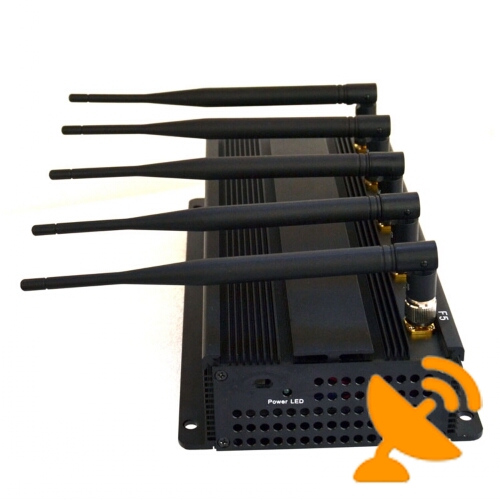 High Power Cell Phone + Wifi Jammer 11W Wall Mounted - Click Image to Close