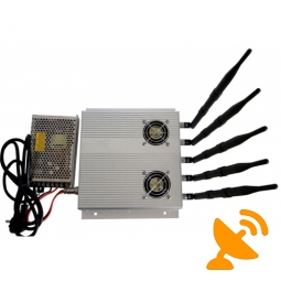 25W High Power Cell Phone & Wifi Jammer 60 M