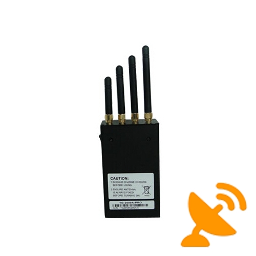 High performance 3G Portable Cell Phone and Wifi Signal Jammer - Click Image to Close