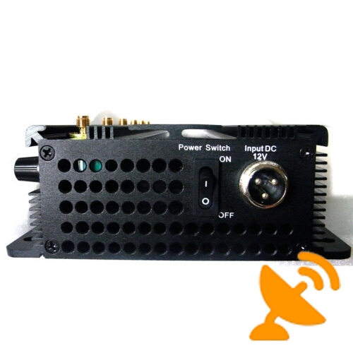 6 Antenna Adjustable High Power Cellular Phone + GPS + Wifi Signal Jammer 15W - Click Image to Close